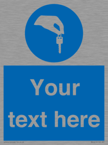 Custom Mandatory Keys Sign